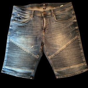 FSBN distressed denim shorts